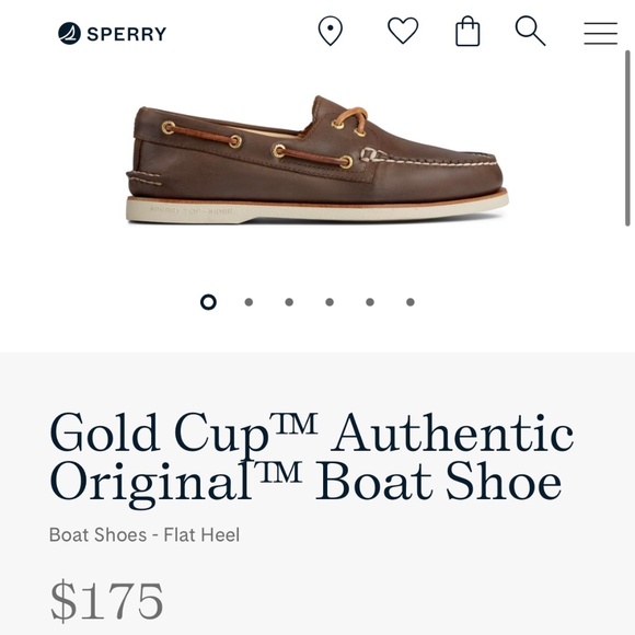 NWOT Sperry Gold Cup Boat Shoe - Picture 2 of 6